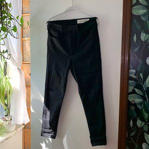 Treasure & Bond High Rise & Skinny Crop Black Jeans